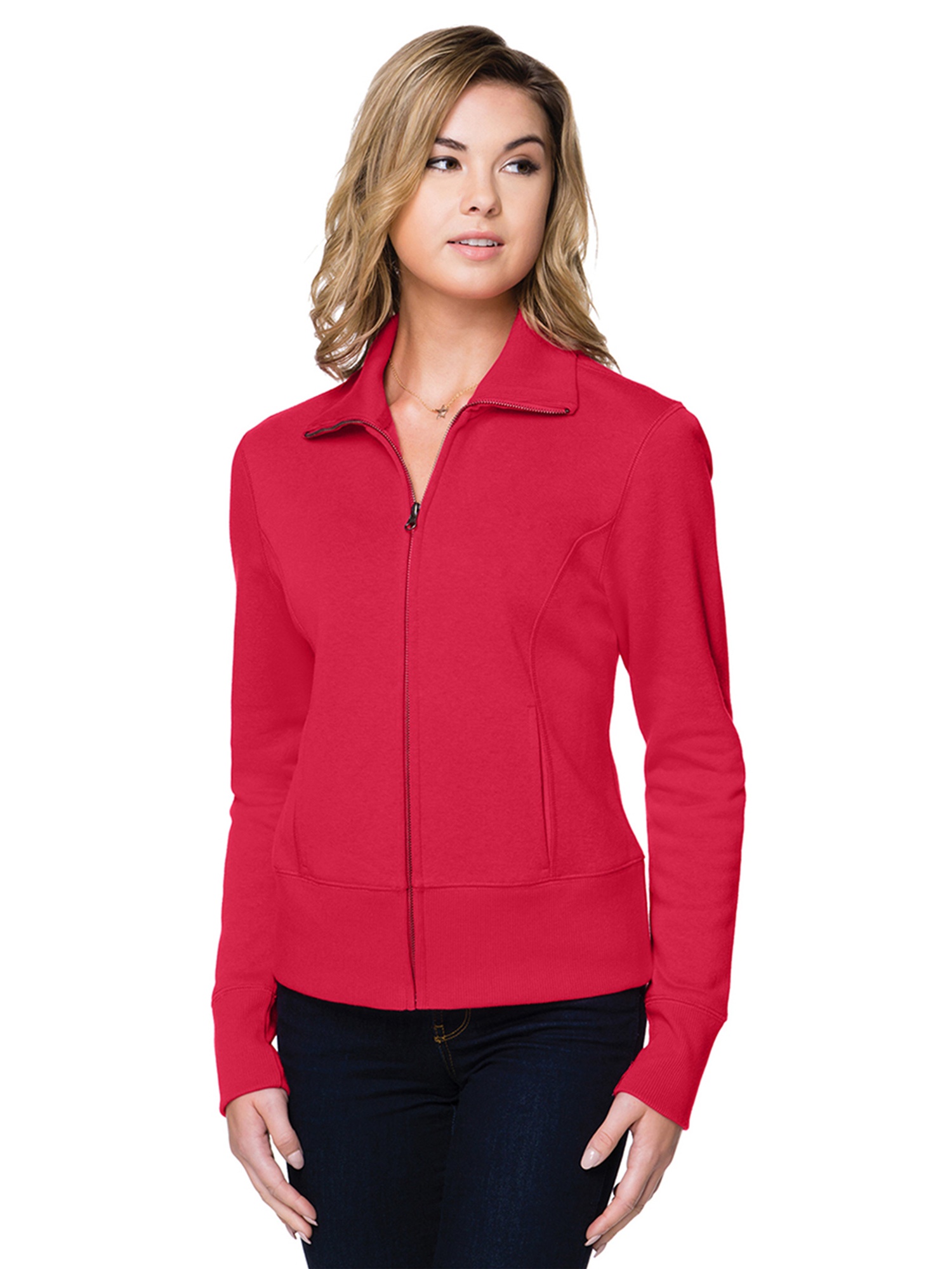 TriMountain Women's Stylish Full Zip Two pockets Jacket