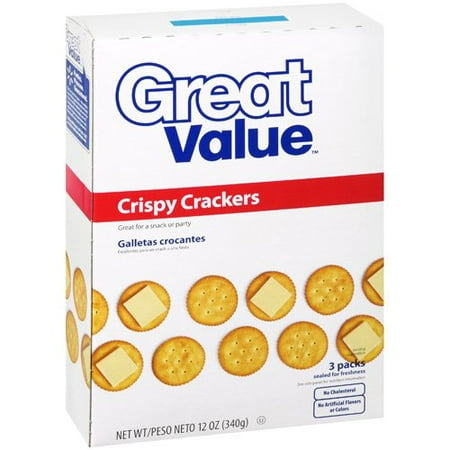 Great Value Crispy Crackers, 12 Oz.