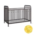 thumbnail image 1 of Monarch Hill Ivy Black Metal Baby Crib, 1 of 9