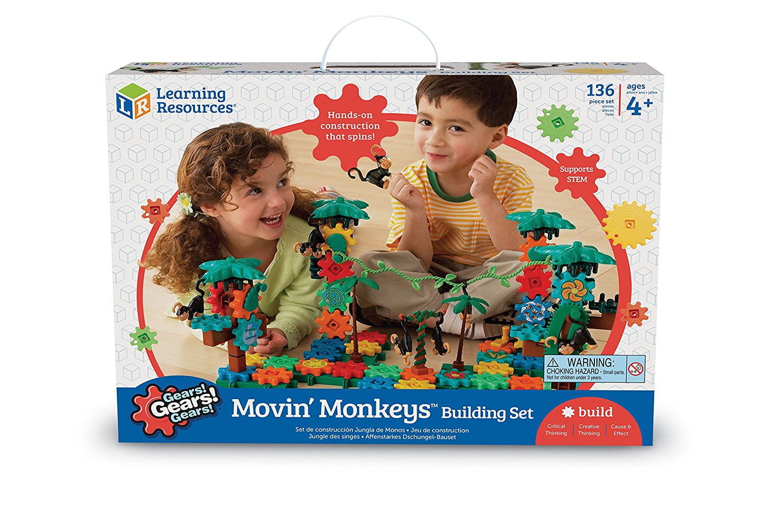 Learning Resources Gears Movin Monkeys Ler9119 for sale online 
