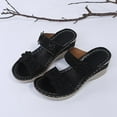 thumbnail image 6 of VerPetridure Women's Summer Sandals Slippers Series Flower Wedge Heel Sandals, 6 of 9