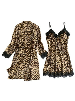 Cheetah print nightgown deals