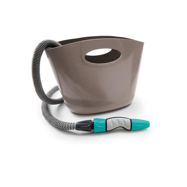GF Garden GF80297607 Aquapop Mini Self-Extendable Hose Kit - Grey