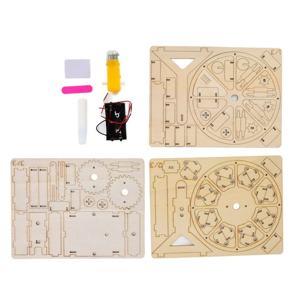Wooden Puzzle Ferris Wheel Toy, DIY Electric Craft Ferris Wheel Easy To Assemble  For Teens For Kids Ferris Wheel