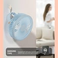 thumbnail image 4 of EUDIDV USB Fan Portable Fan Desktop, Strong Wind, Household Multifunctional USB Portable Ceiling Fan, Wall Mounted, New Remote Control Night, Rechargeable Mini Fan Portable, 4 of 5