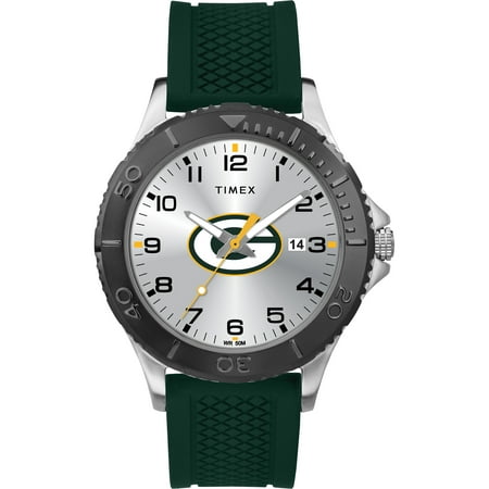 Timex - NFL Tribute Collection Gamer Green Men's Watch, Green Bay Packers