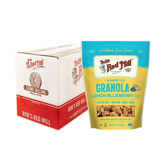 Bob's Red Mill - Granola Lemon Blueberry - Case Of 6 - 11 Oz