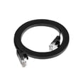 thumbnail image 4 of Monoprice Flat Cat6 Ethernet Patch Cable - 7 Feet - Black, Snagless RJ45, Flat, 550MHz, UTP, Pure Bare Copper Wire, 30AWG - Flexboot Series, 4 of 6