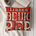 thumbnail image 3 of YINGXI  Throw Pillow Covers Beer Quote Lettering Throw Pillows Cases  12x12in, 3 of 5