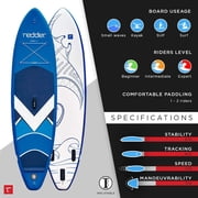 Inflatable Stand Up Paddle Boards with Premium SUP Paddle Board Accessories, Wide Stable Design, Non-Slip Comfort Deck
