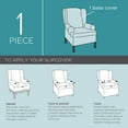 thumbnail image 6 of Zenna Home Pixel Stretch Furniture Cover/Slipcover Wing, 1-Piece, 6 of 8