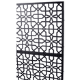 thumbnail image 6 of Tcbosik 48"W x 76"H Metal Privacy Screen, Indoor & Outdoor Freestanding Decorative Privacy Fence Panel for Deck, Porch, Patio, Balcony, Poolside, Black, 6 of 8
