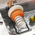 thumbnail image 3 of Estante de secado de tazón - Estante seco de cocina | Organizador de drenaje de tazón | estantes de platos para cocina | estantes ajustables para fregadero retráctil - estantes de drenaje | cueva, 3 of 8