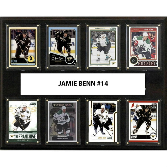 NHL 12"x15" Jamie Benn Minnesota Wild 8-Card Plaque