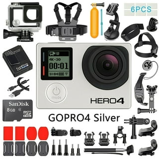 GoPro Hero4 Hero 4 12MP Full HD 4K 15fps 1080p 60fps Wi-Fi incorporado  impermeable Cámara portátil Silver Adventure Edition (32GB)
