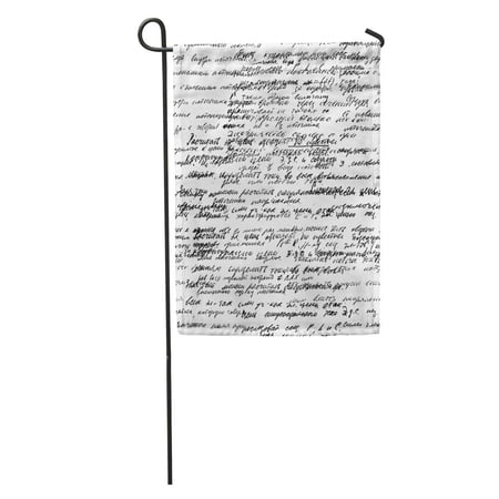SIDONKU Real Text on White Lectures Archives Different Science Geometry Math Garden Flag Decorative Flag House Banner 28x40 inch