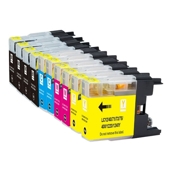 L-ink Compatible Ink cartridge set LC75 Black (Black x4, Cyan x2, Magenta x2, Yellow x2) (LC75BK, LC-75)