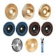 thumbnail image 2 of Juego de discos de tallado de madera Strade Fareast Limited 1 llave abrasiva 4 muelas abrasivas 4 discos abrasivos para madera 1 disco abrasivo de metal, 2 of 8