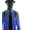 Blue, variant on Light Up Suspenders and LED Tie, Light Up Tie Light Up Neck Ties Man LED Glow Light Up Suspenders Trouser Braces Y Shape