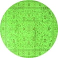 thumbnail image 1 of Ahgly Company Indoor Round Persian Green Traditional Area Rugs, 4' Round, 1 of 1