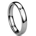 thumbnail image 2 of Women's Tungsten Carbide Wedding Band Ring 4mm Comfort Fit Domed Classic Ring For Men & Women, 2 of 3