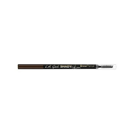 L.A. Girl Shady Slim Brow Pencil 356 Medium Brown, Shady Slim Brow Pencil is the perfect way to get fuller, beautifully sculpted brows. By LA Girl USA
