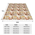 thumbnail image 3 of Bixox Fleece Blanket Western Cowboy Pattern Super Soft Double-Sided Microfiber Flannel Blanket for Sofa, Bed, Couch,Suitable for All Seasons - 40"x30", 3 of 5