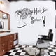 thumbnail image 4 of Billuyoard Adhesivo de pared con temática de barbería, accesorios, diseño de escena interior impreso interesante, calcomanía autoadhesiva, accesorio de Decoración del hogar, 4 of 6