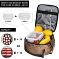 thumbnail image 3 of Vintage Baseball Lunch Box for Adults Sport Lunch Bag Cooler Tote Reusable Insulated Lunch Bag Container Gifts for Office Picnic Travel Work, 3 of 6