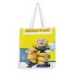 thumbnail image 1 of Minions Bolso de tela con estampado de lienzo para mujer, bolsa de compras reutilizable y estética, con cremallera interior, regalo para mujer,40*45cm., 1 of 6