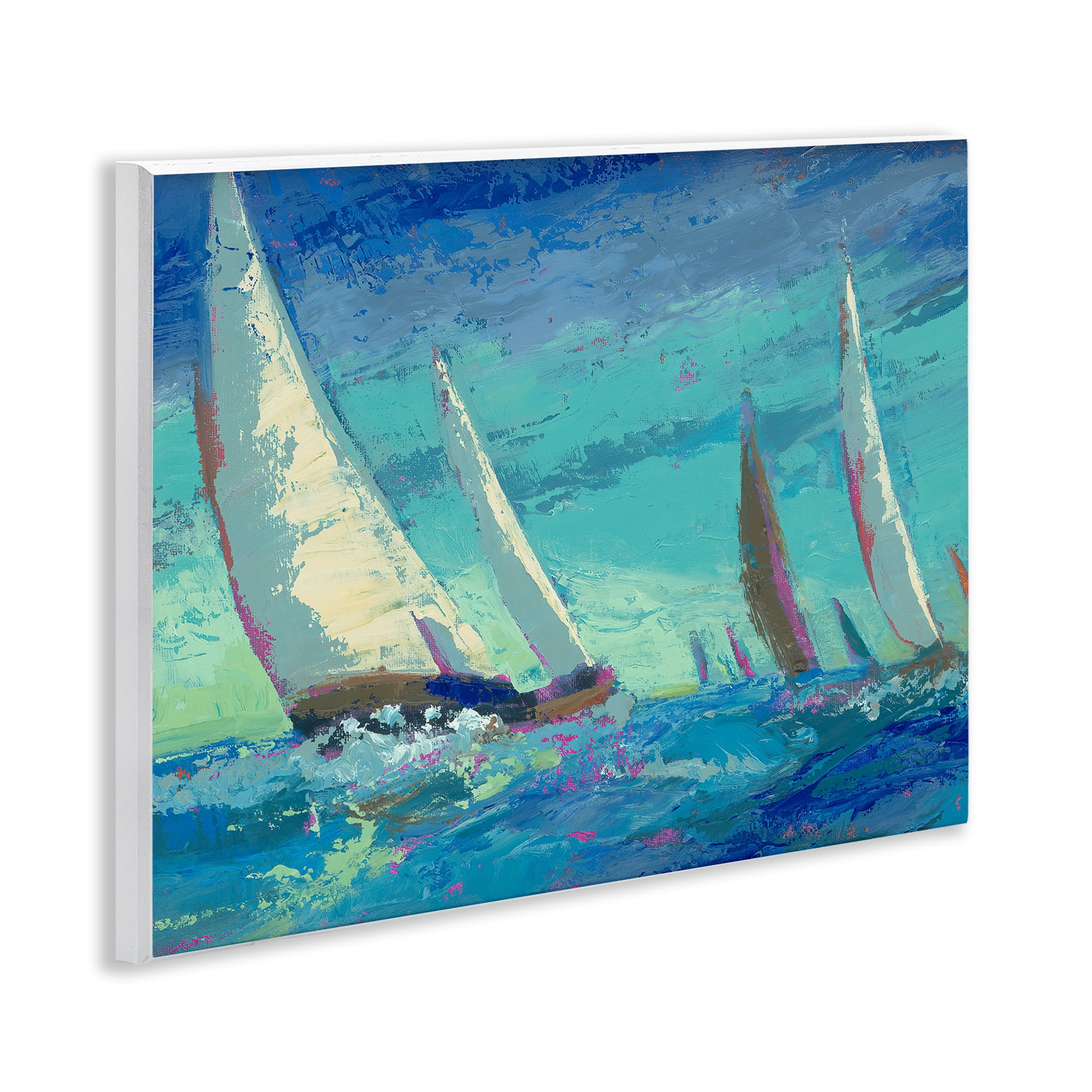 Stupell Industries Abstract Expression Regatta Wall Plaque Art, design by Beth A. Forst