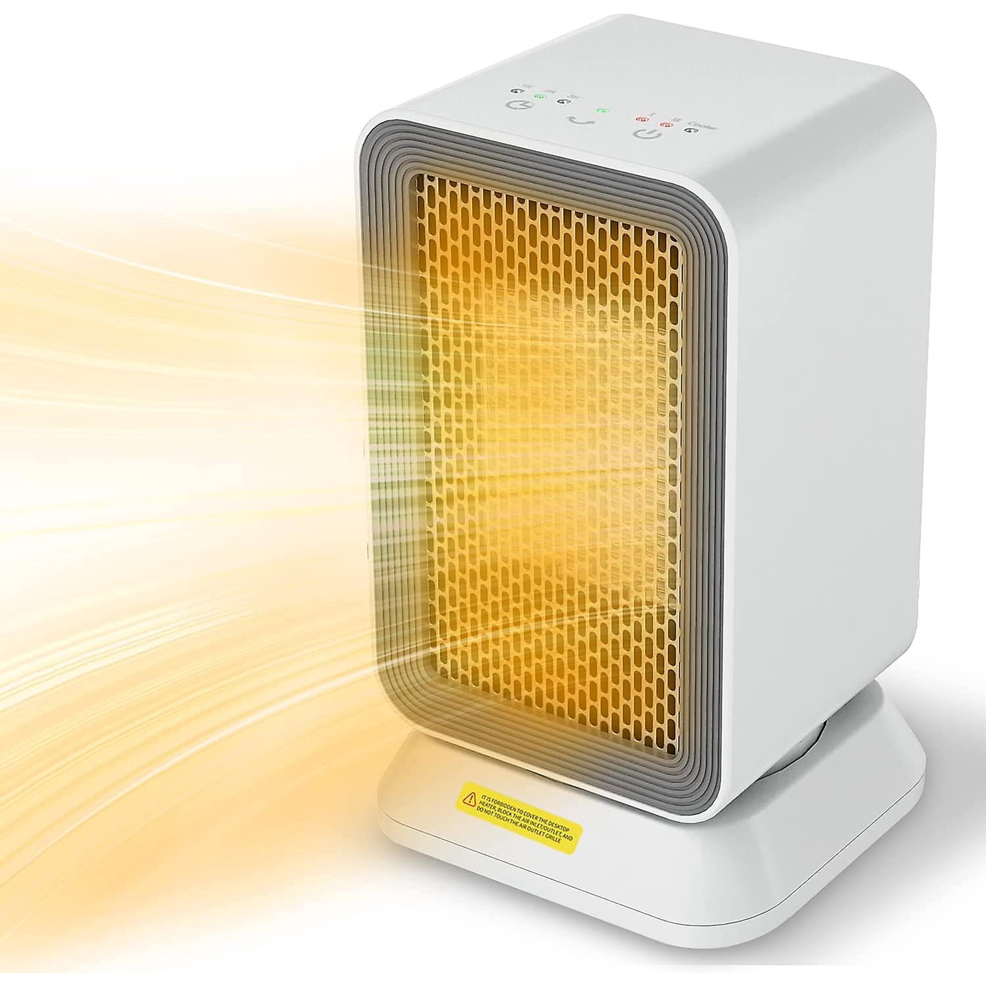 1000w Space Fan Heater, Quiet Electric Heaters With Overheatu0026tip-over  Protection, Fast Heating Ceramic Electric Heater | Walmart Canada