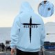 thumbnail image 1 of MHFRRA Sudadera con Capucha para Hombre, de Manga Larga, Informal, con Diseño Estampado, para Uso Diario y Actividades Al Aire Libre, Cómoda Sudadera con Capucha para Otoño E Invierno Azul, 1 of 6