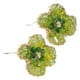 thumbnail image 4 of 1 par de pendientes florales brillantes para mujer, pequeños pendientes tipo botón, joyería de moda para mujer, pendientes con forma de flor, pendientes modernos para mujer, 4 of 8
