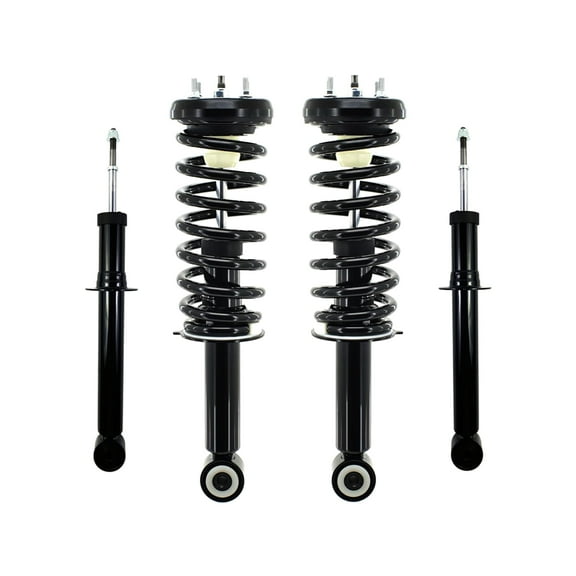 Set of 4 Front Strut-Rear Quick Complete Strut-Coil Spring For 2002-2005 Ford Thunderbird