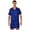 Royal Blue, variant on Men Satin Nightshirts Sleepwear Summer Homewear Pajama Top Above Knee Length Comfy Night Black M