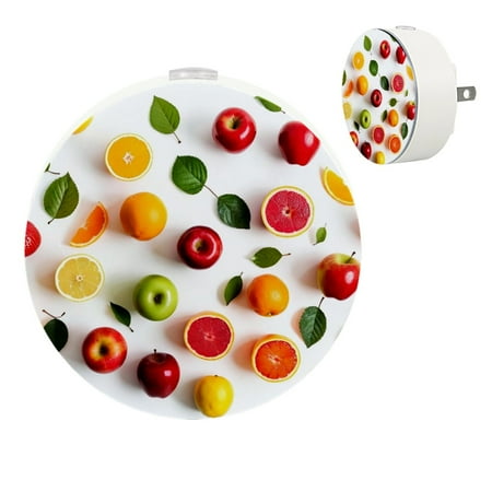 

YZUOUZY Bedside Lamps Night Lights Small Lamps Set of 2 Lemon Grapefruit Strawberry Fruit