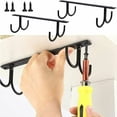 thumbnail image 4 of Coffee Cup Holder for Under Cabinet, Rustic Mug Organizer Waterproof and Rust-Proof for Convenient Storage Rack in Kitchen Area, High-Quality Iron Mug Organizer for Hanging Cups, 4 of 5