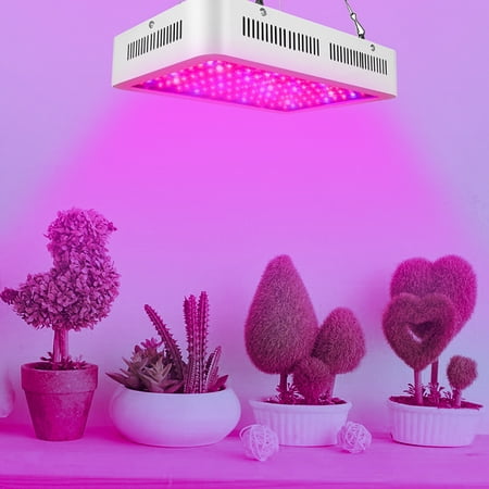 Grow Light Fixture, Full Spectrum LED Grow Lights, Newest 600W LED Panel Grow Lamp with IR & UV Grow Lights, for Indoor Plants, Succulents, Seedling, Vegetables, Lettuce, Tomatoes and Herbs,