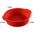 thumbnail image 4 of kurtrusly Wedding Birthday Party Cake Restaurant Reusable Washable Mousse Round Mould Kitchen Gadget Accessories Red 10 Inch 1Set, 4 of 6