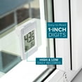 thumbnail image 3 of La Crosse Technology Digital Window Battery Operated Thermometer with Daily Records, 314-519, 3 of 8