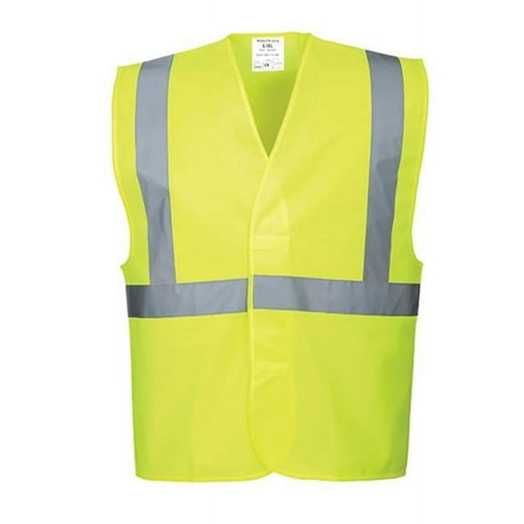 Portwest C472 High Visibility One Band and Brace Vest Yellow, S/M