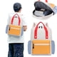 thumbnail image 5 of Mochila de gran capacidad, bandolera doble, compartimento para portátil resistente al agua (1 unidad), ideal para desplazamientos, estudios y estudiantes universitarios. Aestivo | Blanco |, 5 of 8