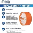 thumbnail image 4 of Pack Of 4 Replacement Filters - Compatible With Black+decker Powerseries Extreme Cordless Stick Vacuum (model # Bsv2020), 4 of 5