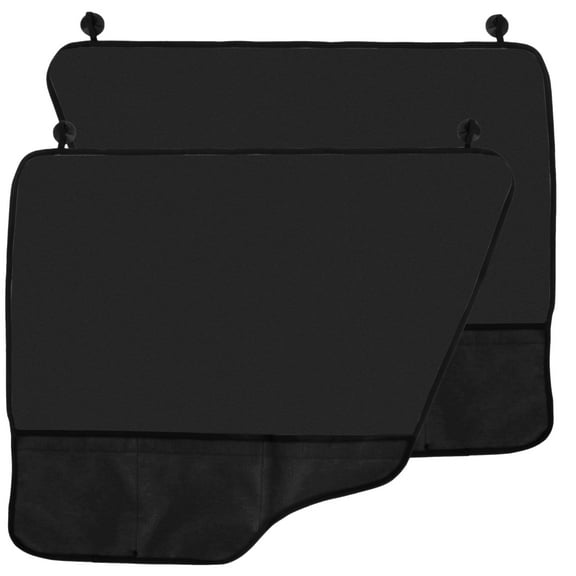 AEVXKHI 2PCS 600D Oxford Cloth Car Door Guard, Scratchproof Interior Car Door Cover with Pocket, Machine Washable Vehicle Door Protector, Cover for Most Vehicles