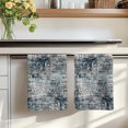 thumbnail image 7 of Vintage Navy Blue Grey Kitchen Towels Set of 3, Modern Abstract Boho Art Absorbent Dish Towels for Kitchen, Microfiber Hand Towel, Quick Drying Tea Towel for Cleaning Decorative Dishcloths, 7 of 7