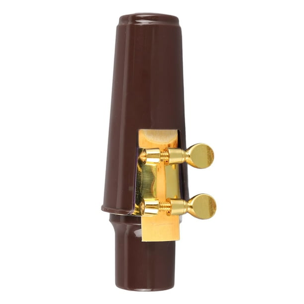 Boquilla de saxofón alto diseño estándar Kit de boquilla de saxofón alto Accesorios para instrumentos Cubierta de plástico Instalación fácil Ligadura de metal Caña de ANGGREK Otros