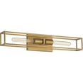 thumbnail image 3 of Quoizel Leighton 2-Light 24" Bathroom Vanity Light in Weathered Brass, 3 of 4