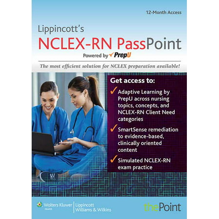 Lippincott's Nclex-RN Passpoint : Powered by (Best Way To Prepare For Nclex Rn)