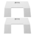 thumbnail image 1 of UPOUART 2pcs Tortoise Ramp Turtle Sunbathing Platform ABS White for Pet Owners in Basking Environment, 1 of 8